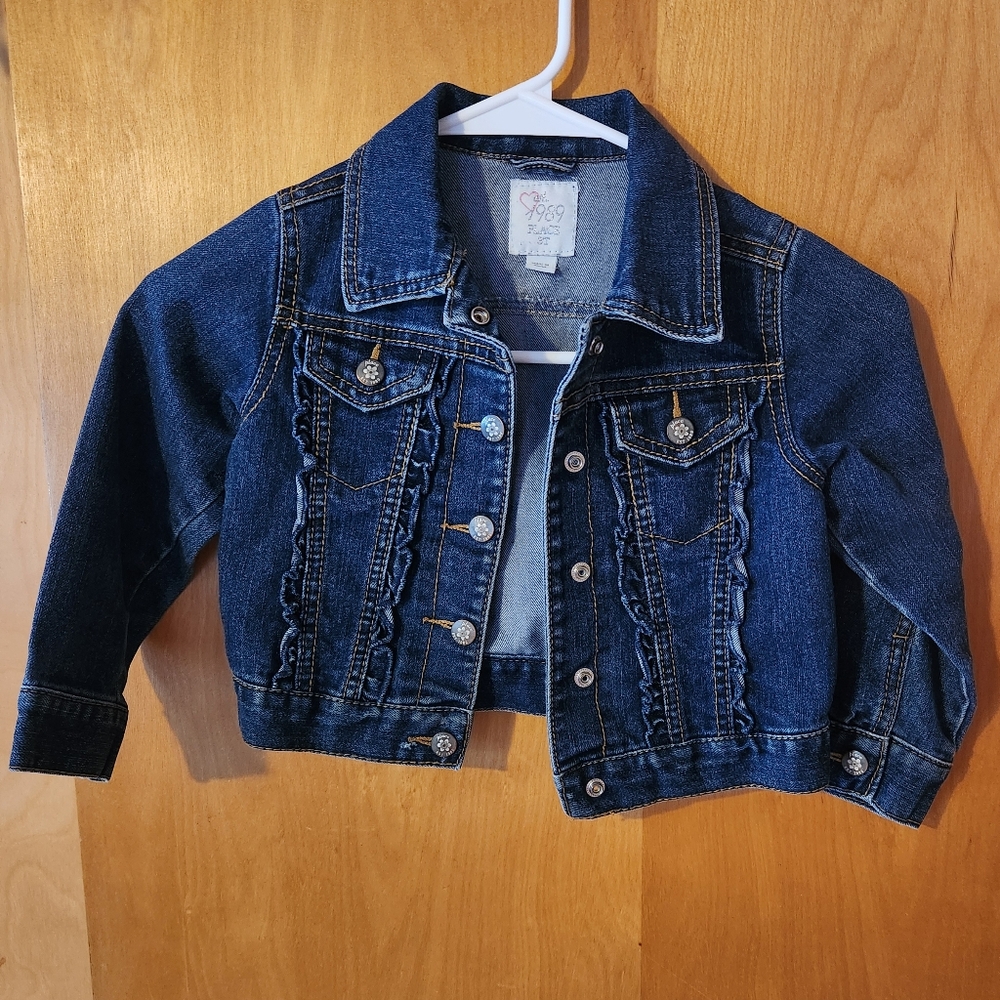 Girls Children's Place Denim Jacket Size 3T